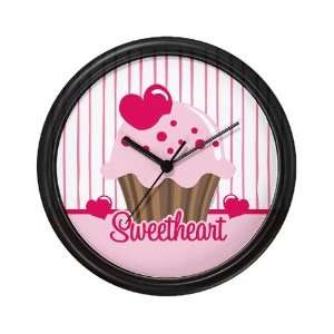  Sweetheart Cupcake Wall Clock