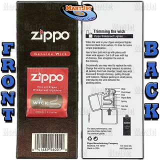 Zippo Brand WICK Genuine Windproof Lighter Replacement  