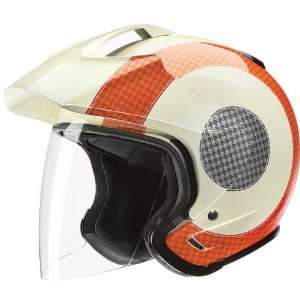 Z1R Ace Transit Open Face Royale Air Motorcycle Helmet White/Orange 