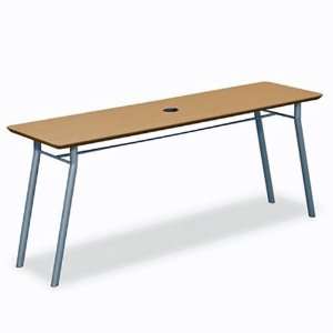  Mystic Utility Table with Data Port 72 x 20 Cherry Top 