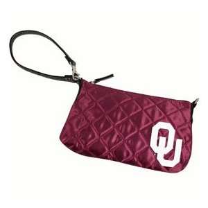  Oklahoma Sooners Quilted Wristlet Purse